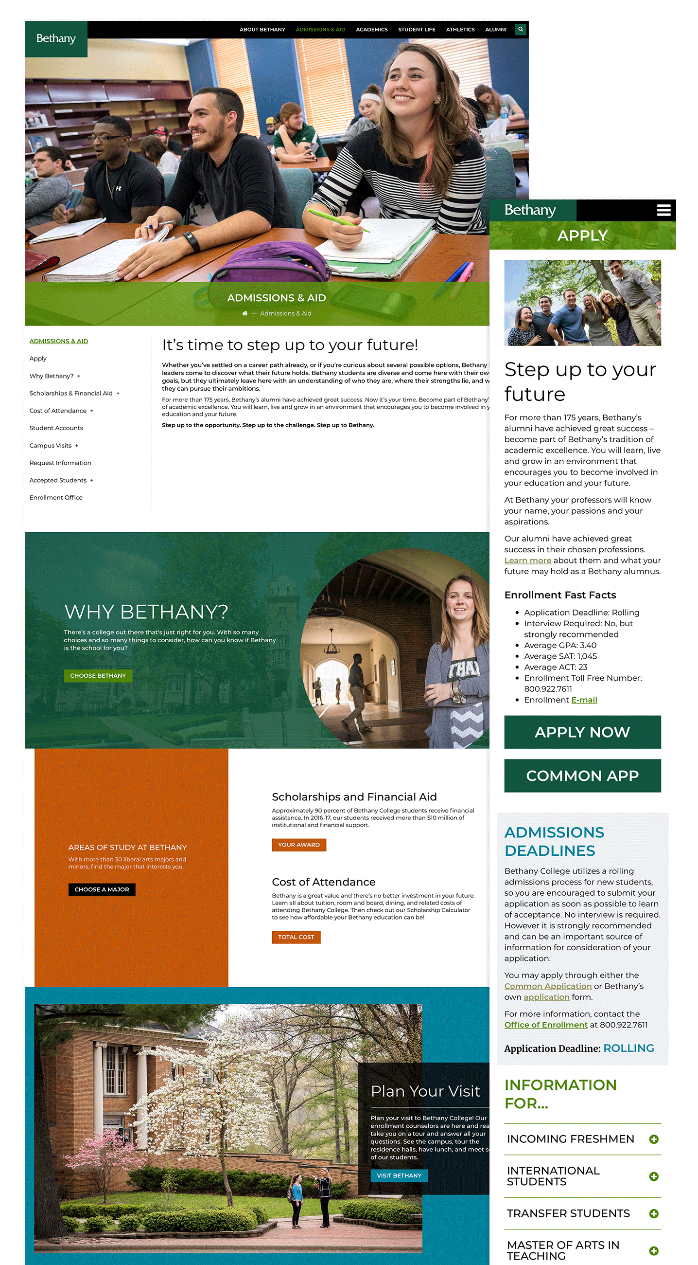 Bethany_Website_LPs Bethany College website